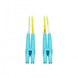 Tripp Lite LC to LC Multimode Duplex Fiber Optics Patch Cable, 3 Meter - 100Gb, 50/125, OM5, LC/LC, Lime Green