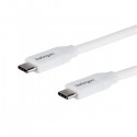 StarTech.com USB-C to USB-C Cable w/ 5A PD - M/M - White - 2 m (6 ft.) - USB 2.0 - USB-IF Certified