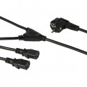 StarTech.com C13 Power Cord - Schuko CEE7 to 2x C13 - 2 m