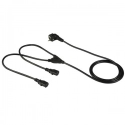 StarTech.com C13 Power Cord - Schuko CEE7 to 2x C13 - 2 m