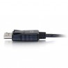 C2G 80543 cable interface/gender adapter USB-C DisplayPort Black