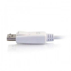 C2G 80565 cable interface/gender adapter USB-C DisplayPort White