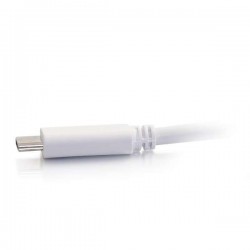 C2G 80565 cable interface/gender adapter USB-C DisplayPort White