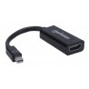 Manhattan 151528 cable interface/gender adapter Mini DisplayPort HDMI Black