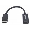Manhattan 151634 cable interface/gender adapter DisplayPort HDMI Black