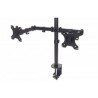 Manhattan 461528 flat panel desk mount 81.3 cm (32") Clamp Black