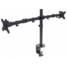 Manhattan 461528 flat panel desk mount 81.3 cm (32") Clamp Black