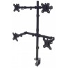 Manhattan 461566 flat panel desk mount 81.3 cm (32") Clamp Black