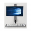 Tripp Lite Single-Display Sit-Stand Wall-Mount Workstation with Thin-Client Mount