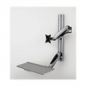 Tripp Lite Single-Display Sit-Stand Wall-Mount Workstation with Thin-Client Mount