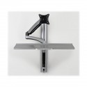 Tripp Lite Single-Display Sit-Stand Wall-Mount Workstation with Thin-Client Mount