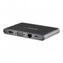 StarTech.com USB-C Multiport Adapter with HDMI and VGA - 3x USB 3.0 - SD - PD 3.0 - Wraparound Cable