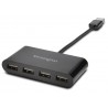Kensington K39120EU interface hub USB 2.0 Black