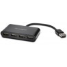 Kensington K39120EU interface hub USB 2.0 Black