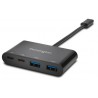 Kensington K39124EU interface hub USB 3.0 (3.1 Gen 1) Type-C 5000 Mbit/s Black