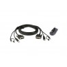 Aten 2L-7D02UDX2 Black 1.8m KVM cable