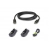 Aten 2L-7D02UDPX4 Black 1.8m KVM cable