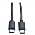 Tripp Lite USB 2.0 Hi-Speed Cable, USB Type-C (USB-C) to USB Type-C M/M, 1.83 m