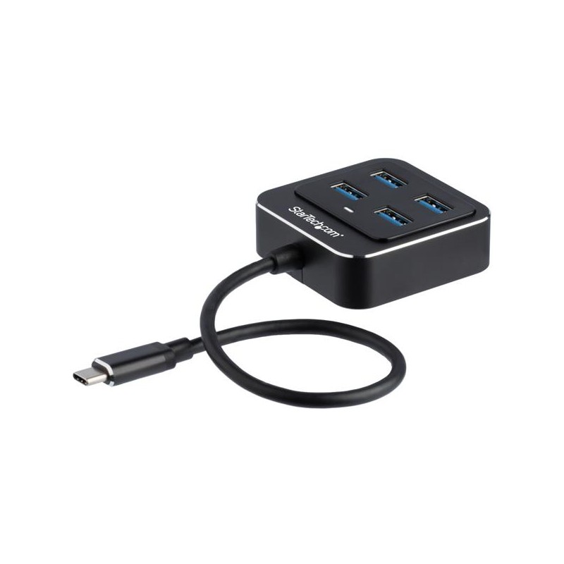 StarTech.com 4-Port USB-C Hub - USB C to USB 3.1 Gen 2 Hub (10Gbps) - 4x USB-A