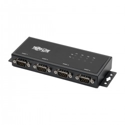 Tripp Lite RS-422/RS-485 USB to Serial FTDI Adapter with COM Retention (USB-B to DB9 F/M), 4 Ports