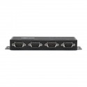 Tripp Lite RS-422/RS-485 USB to Serial FTDI Adapter with COM Retention (USB-B to DB9 F/M), 4 Ports