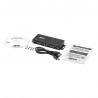Tripp Lite RS-422/RS-485 USB to Serial FTDI Adapter with COM Retention (USB-B to DB9 F/M), 4 Ports