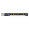 Netgear GS108LP Unmanaged Gigabit Ethernet (10/100/1000) Black, Grey 1U Power over Ethernet (PoE)