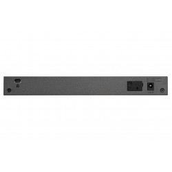 Netgear GS108LP Unmanaged Gigabit Ethernet (10/100/1000) Black, Grey 1U Power over Ethernet (PoE)