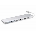 Aten UH3234 notebook dock/port replicator USB 3.0 (3.1 Gen 1) Type-C Silver