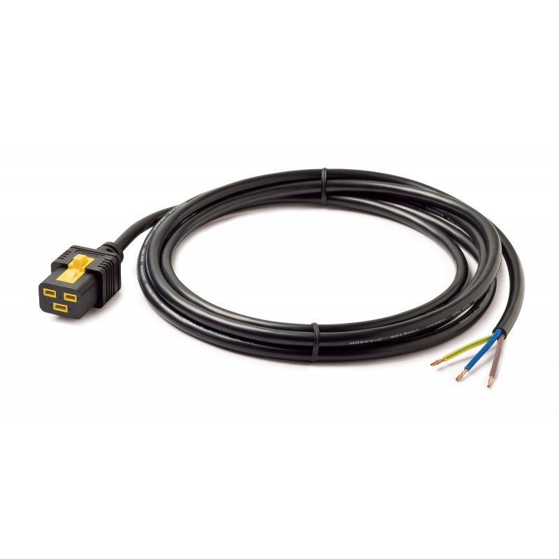 APC AP8759 Power Cord, Locking C19 to Rewireable, 3.0m