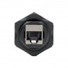 Tripp Lite RJ45 Bulkhead Coupler for Cat5/Cat6, Female to Female, Shielded, Industrial, Dust Cap - IP67