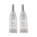 Tripp Lite Cat6 UTP Patch Cable (RJ45) - M/M, Gigabit, Snagless, Molded, Slim, Grey, 15.24 cm