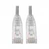 Tripp Lite Cat6 UTP Patch Cable (RJ45) - M/M, Gigabit, Snagless, Molded, Slim, Grey, 15.24 cm