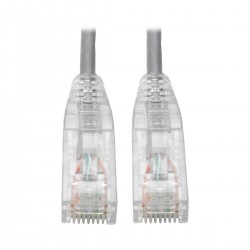 Tripp Lite Cat6 UTP Patch Cable (RJ45) - M/M, Gigabit, Snagless, Molded, Slim, Grey, 15.24 cm