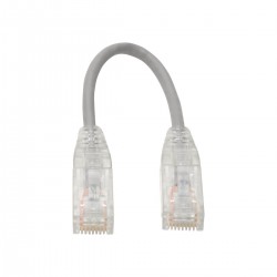 Tripp Lite Cat6 UTP Patch Cable (RJ45) - M/M, Gigabit, Snagless, Molded, Slim, Grey, 15.24 cm