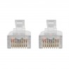 Tripp Lite Cat6 UTP Patch Cable (RJ45) - M/M, Gigabit, Snagless, Molded, Slim, Blue, 2.13 m
