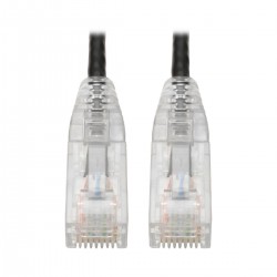 Tripp Lite Cat6 UTP Patch Cable (RJ45) - M/M, Gigabit, Snagless, Molded, Slim, Black, 1.52 m