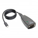 Tripp Lite USB-C to Serial Adapter (DB9) - Keyspan, High-Speed (M/M), Detachable Cable