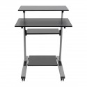 Tripp Lite Rolling Standing Desk/Workstation on Wheels, Height Adjustable, Mobile