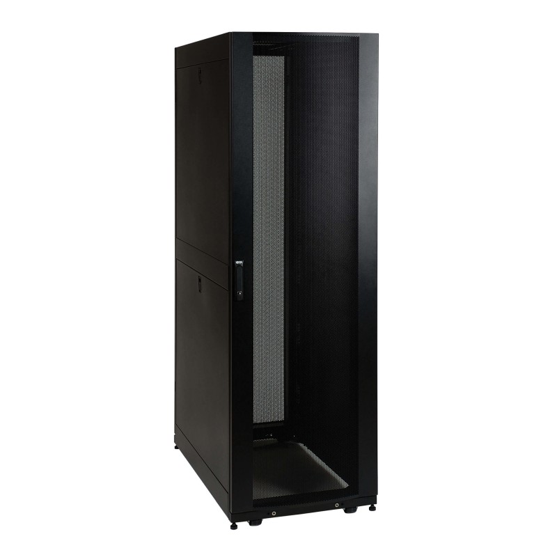 Tripp Lite 42U Server Rack, Euro-Series – Expandable Cabinet, Standard Depth, Doors & Side Panels Included