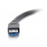 C2G 88833 USB cable 3 m USB C USB A Male Black