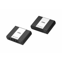 Aten UEH4102 Network transmitter & receiver 10,100,1000 Mbit/s Black