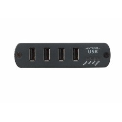 Aten UEH4102 Network transmitter & receiver 10,100,1000 Mbit/s Black