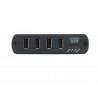 Aten UEH4102 Network transmitter & receiver 10,100,1000 Mbit/s Black