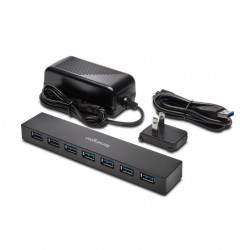 Kensington k39123eu interface hub 5000 Mbit/s Black