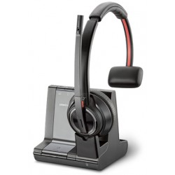 Plantronics Savi W8210-M, MSFT Monaural Head-band Black