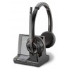 Plantronics Savi W8220/A, UC Binaural Head-band Black