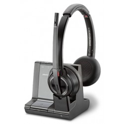 Plantronics Savi W8220/A, UC Binaural Head-band Black
