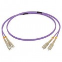 C2G 1M SC/SC OM4 LSZH FIBRE PATCH - VIOLET