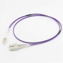 C2G 50M LC/SC OM4 LSZH FIBRE PATCH - VIOLET